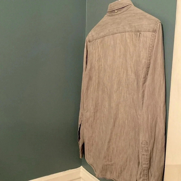 Everlane gray Oxford style button down 100% cotton womens shirt xs - Picture 6 of 8